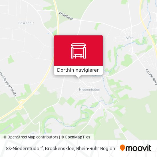 Sk-Niederntudorf, Brockensklee Karte