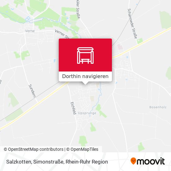 Salzkotten, Simonstraße Karte