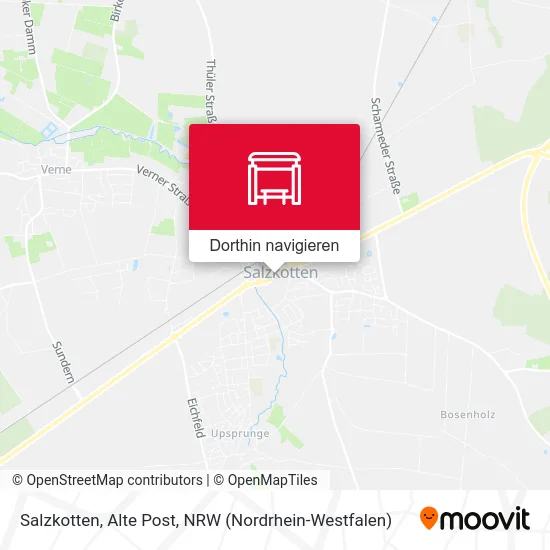 Salzkotten, Alte Post Karte