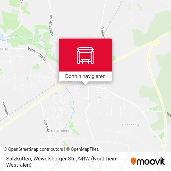 Salzkotten, Wewelsburger Str. Karte