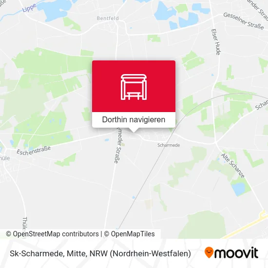 Sk-Scharmede, Mitte Karte