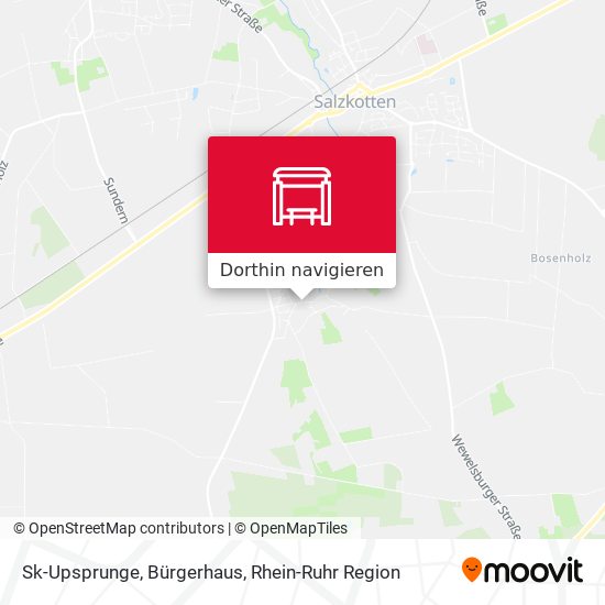 Sk-Upsprunge, Bürgerhaus Karte