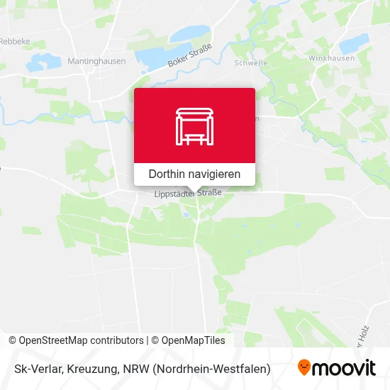 Sk-Verlar, Kreuzung Karte