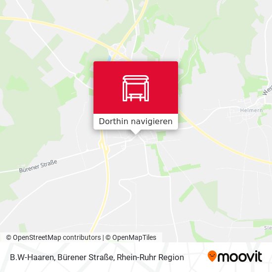 B.W-Haaren, Bürener Straße Karte