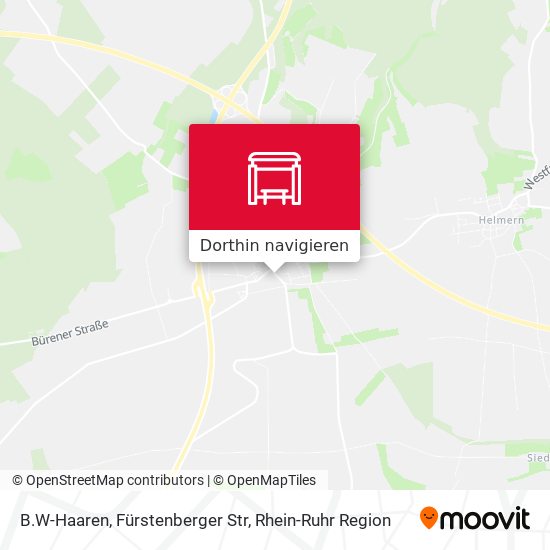 B.W-Haaren, Fürstenberger Str Karte