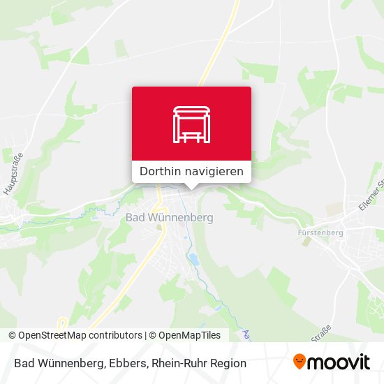 Bad Wünnenberg, Ebbers Karte