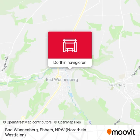 Bad Wünnenberg, Ebbers Karte