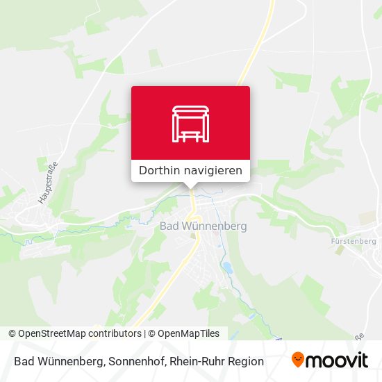 Bad Wünnenberg, Sonnenhof Karte