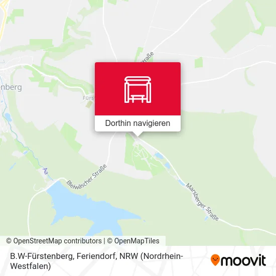 B.W-Fürstenberg, Feriendorf Karte