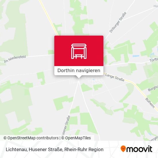 Lichtenau, Husener Straße Karte