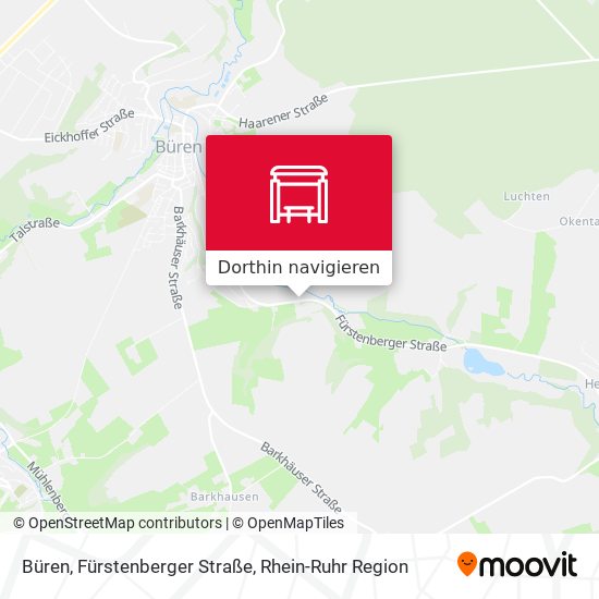 Büren, Fürstenberger Straße Karte