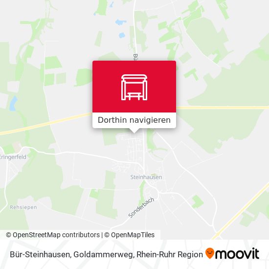 Bür-Steinhausen, Goldammerweg Karte