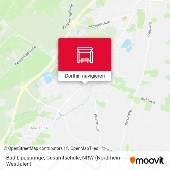 Bad Lippspringe, Gesamtschule Karte