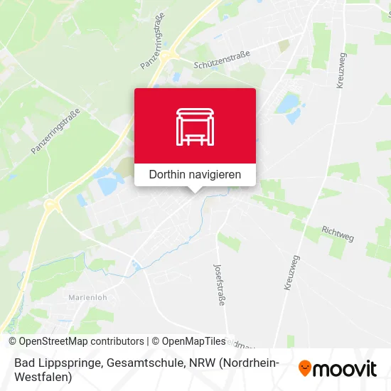 Bad Lippspringe, Gesamtschule Karte