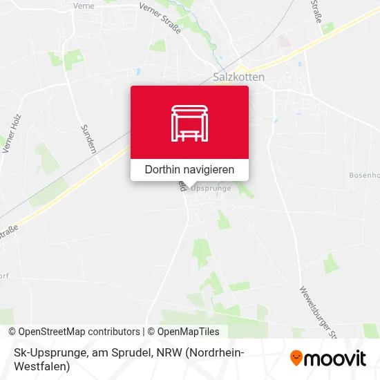 Sk-Upsprunge, am Sprudel Karte