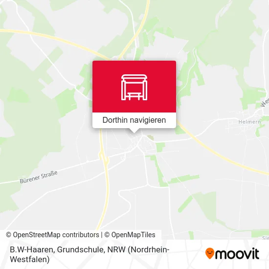 B.W-Haaren, Grundschule Karte