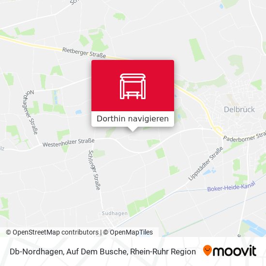 Db-Nordhagen, Auf Dem Busche Karte