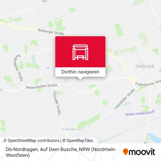 Db-Nordhagen, Auf Dem Busche Karte