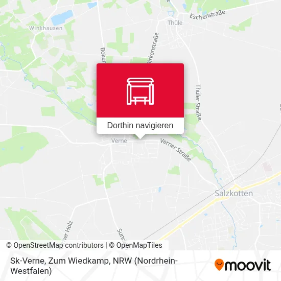 Sk-Verne, Zum Wiedkamp Karte