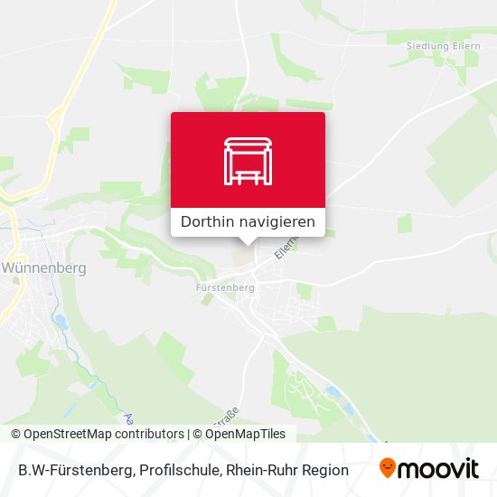 B.W-Fürstenberg, Profilschule Karte