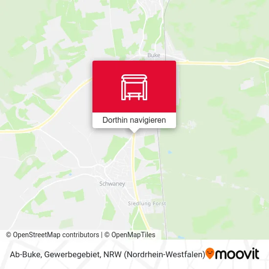 Ab-Buke, Gewerbegebiet Karte