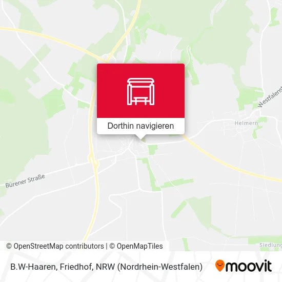 B.W-Haaren, Friedhof Karte