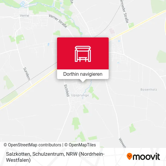 Salzkotten, Schulzentrum Karte