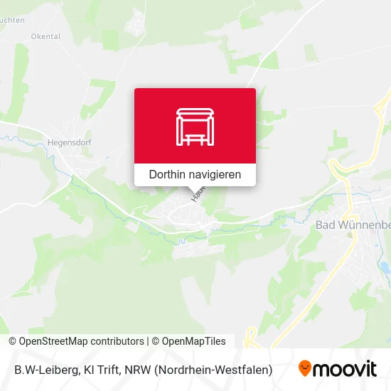 B.W-Leiberg, Kl Trift Karte