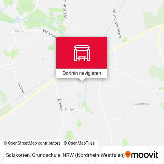 Salzkotten, Grundschule Karte