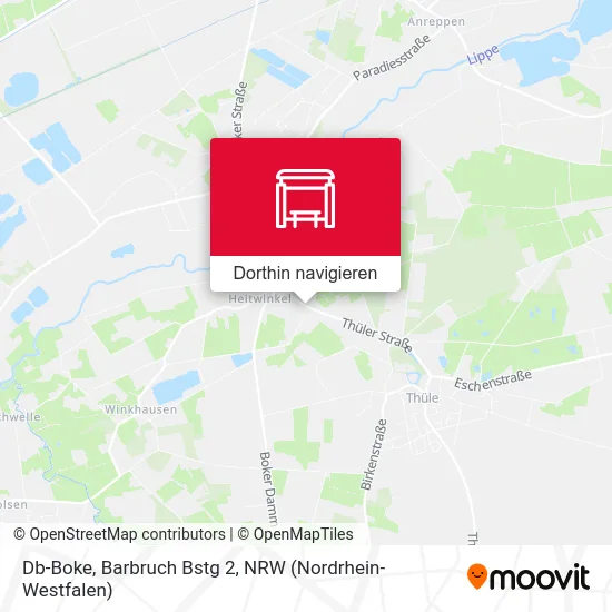 Db-Boke, Barbruch Bstg 2 Karte