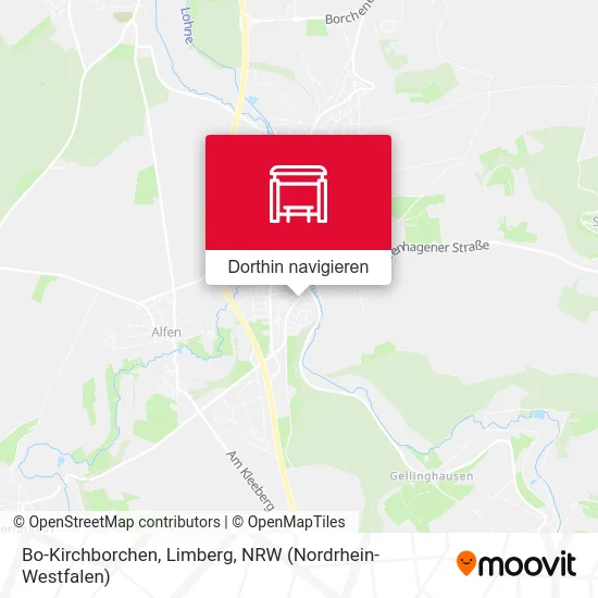 Bo-Kirchborchen, Limberg Karte