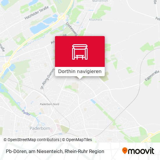 Pb-Dören, am Niesenteich Karte