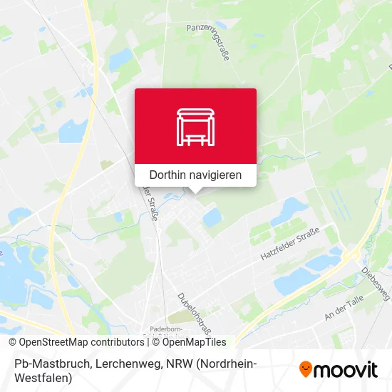 Pb-Mastbruch, Lerchenweg Karte