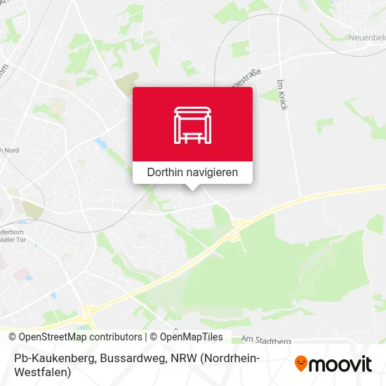 Pb-Kaukenberg, Bussardweg Karte