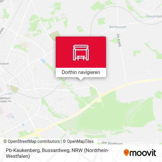 Pb-Kaukenberg, Bussardweg Karte