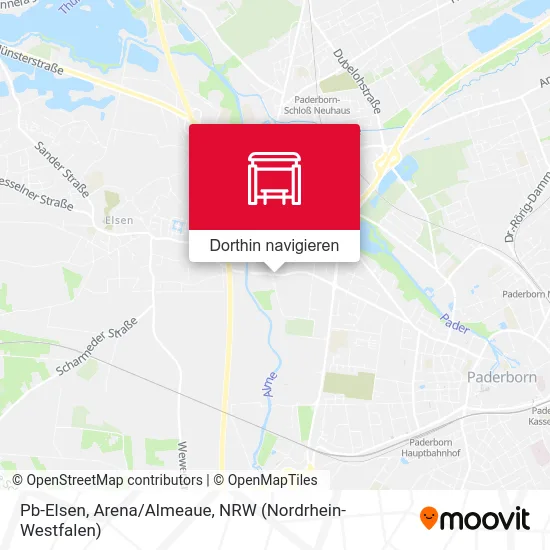 Pb-Elsen, Arena/Almeaue Karte