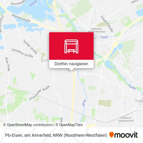 Pb-Elsen, am Almerfeld Karte