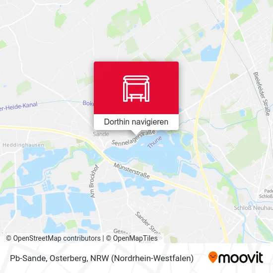 Pb-Sande, Osterberg Karte