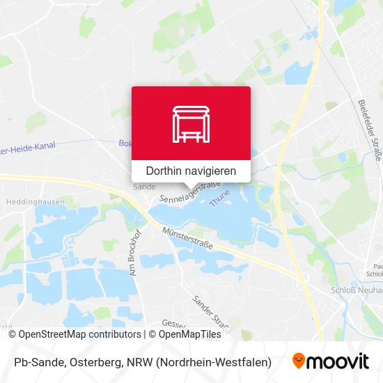 Pb-Sande, Osterberg Karte