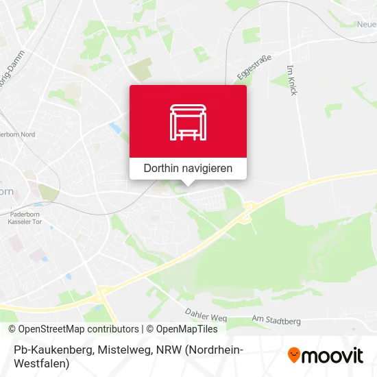 Pb-Kaukenberg, Mistelweg Karte