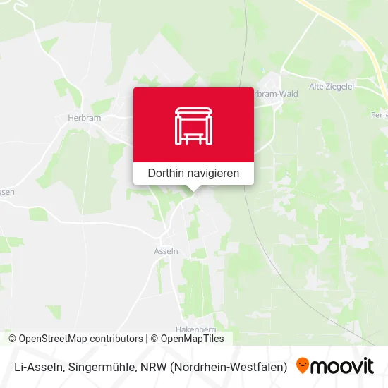 Li-Asseln, Singermühle Karte