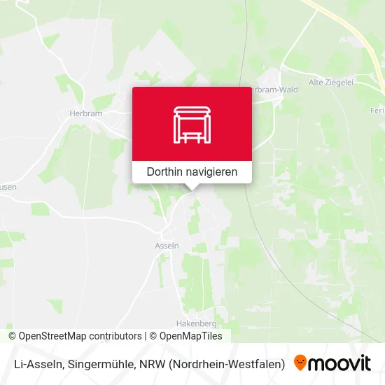 Li-Asseln, Singermühle Karte