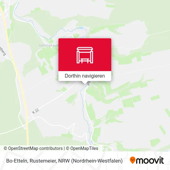 Bo-Etteln, Rustemeier Karte