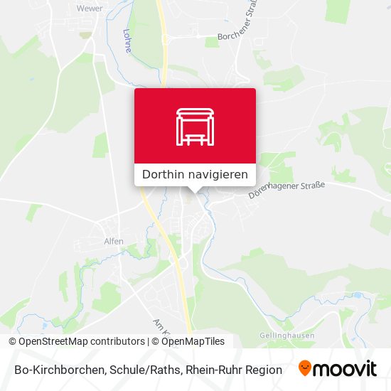 Bo-Kirchborchen, Schule/Raths Karte