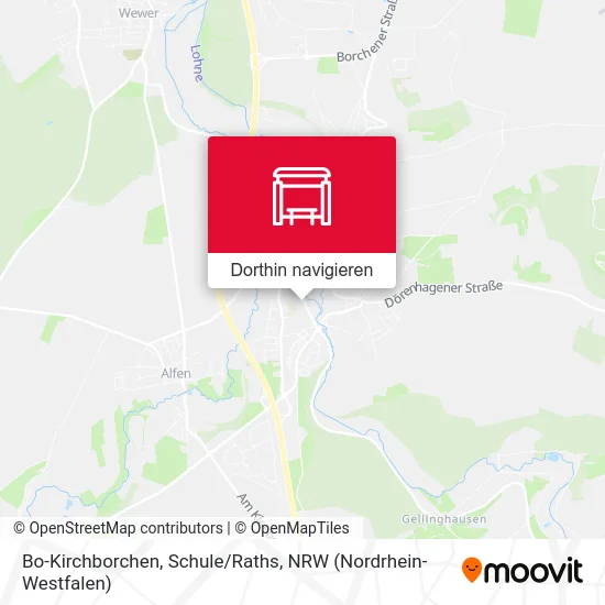 Bo-Kirchborchen, Schule/Raths Karte