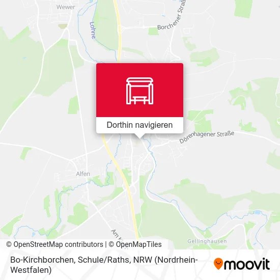 Bo-Kirchborchen, Schule/Raths Karte