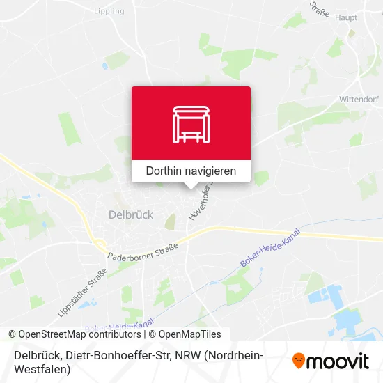 Delbrück, Dietr-Bonhoeffer-Str Karte