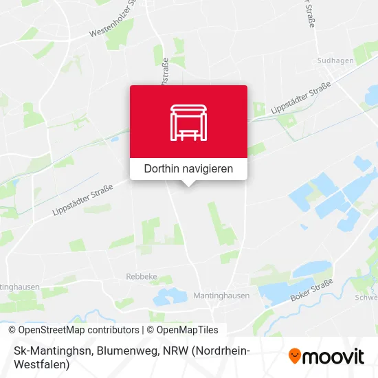 Sk-Mantinghsn, Blumenweg Karte