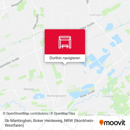 Sk-Mantinghsn, Boker Heideweg Karte