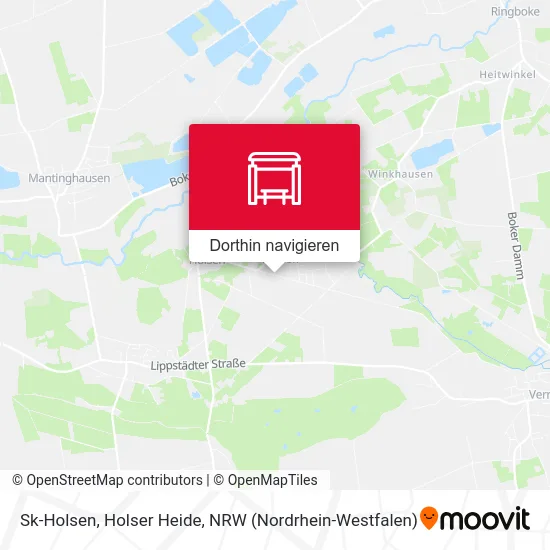 Sk-Holsen, Holser Heide Karte